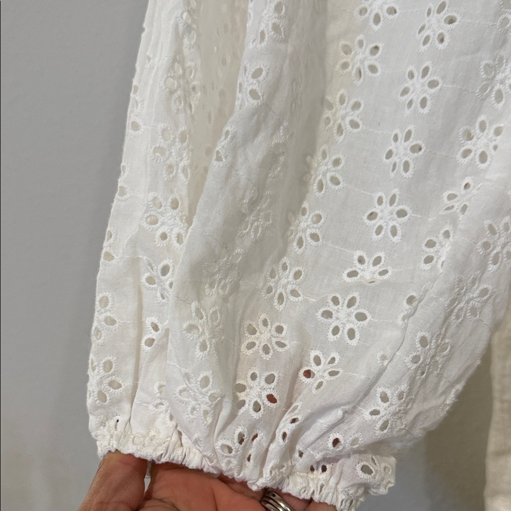 Showpo Chic Cream Long Sleeve Dress - Picture 4 of 8